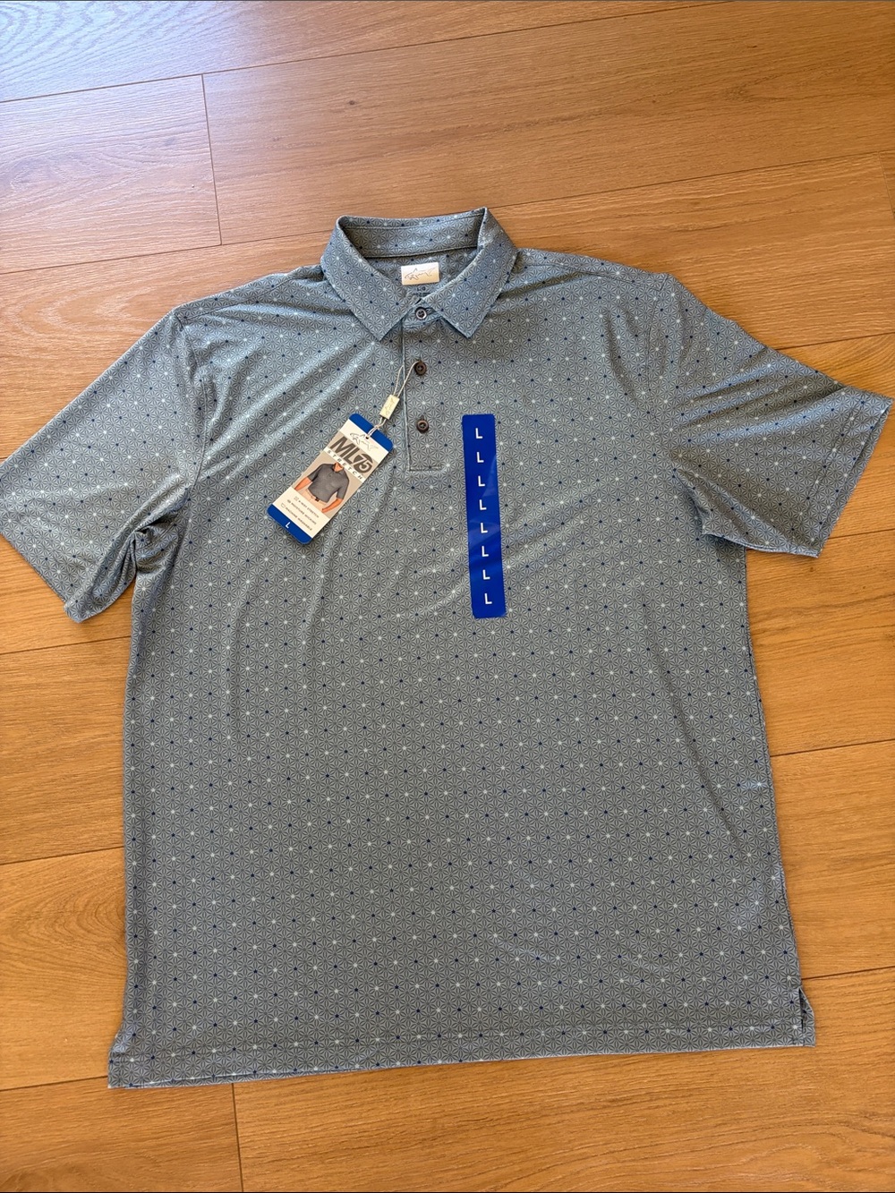 Greg Norman Men's Blue Polo